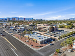 Aerial View of 2470 E Flamingo
